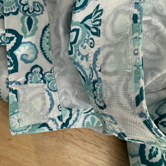 Ripskirt Wrap Skirt Cover Up Womens XL Sea Glass Floral Paisley NWT SW-1981 - Picture 6 of 11
